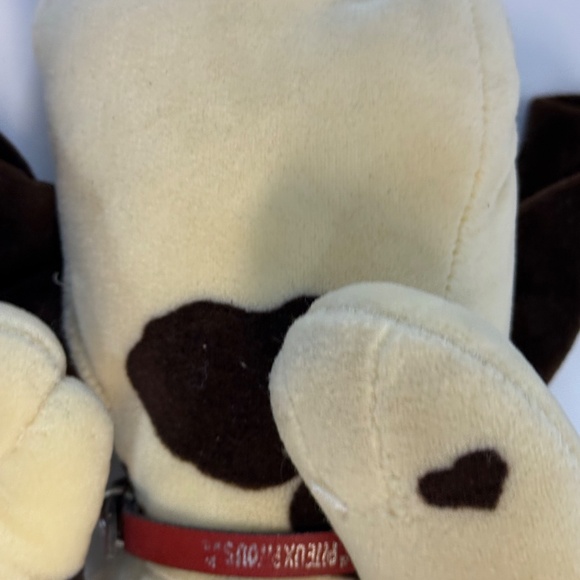 Vintage Pound Puppies 1984 White Brown Spotted Dog Plush 18" - Irwin Toy - Picture 8 of 14